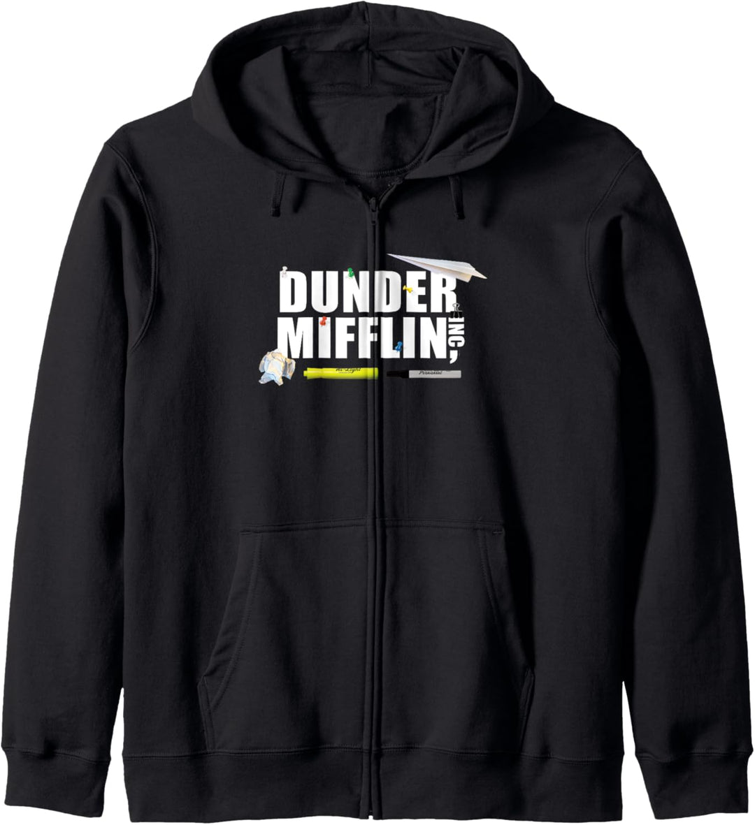 The Office Dunder Mifflin Papierebene Kapuzenjacke
