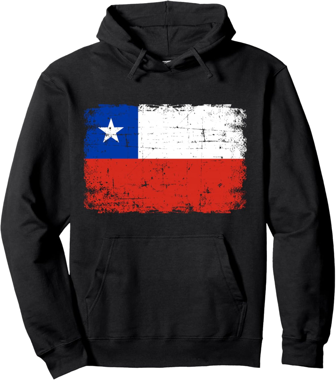 Chile Flagge Pullover Hoodie