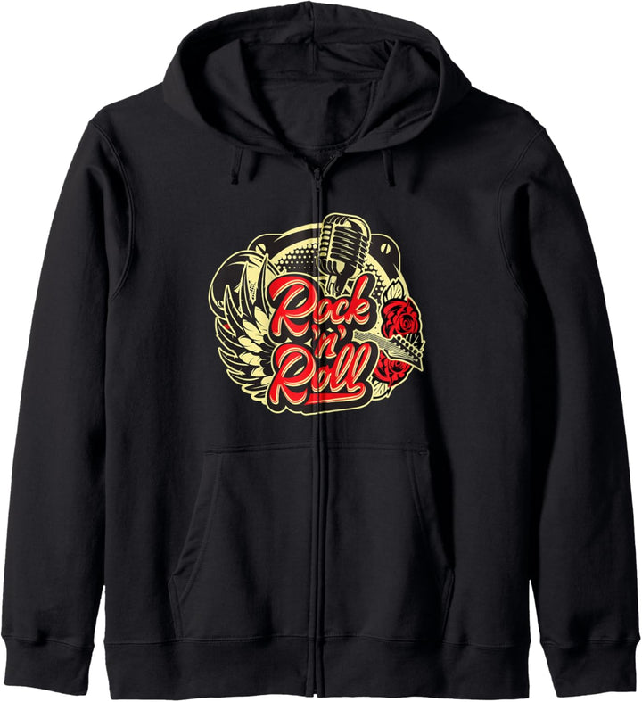 Rock N 'Roll Musik Born to be Rock Star Rose Hand Horns Kapuzenjacke