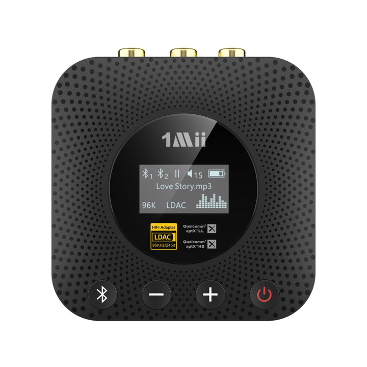 1Mii B06HD+ Hi-Res Bluetooth 5.1 Musik Empfänger für Stereoanlage mit LDAC, HiFi Bluetooth Adapter m