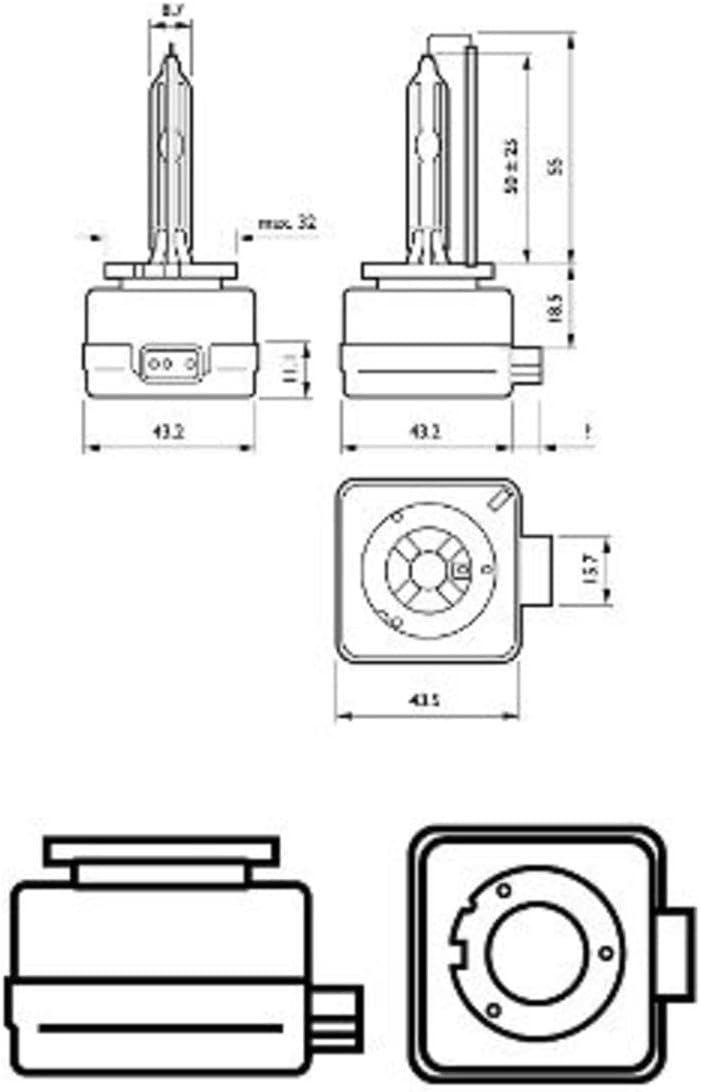 Philips 42403XV2C1 Batteries and Lamps