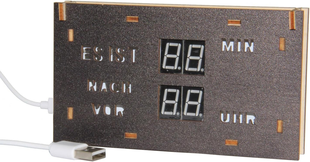 SOL EXPERT Lötset für Uhr, die aussergewöhnliche digitale Uhr, auch für Anfänger im Löten