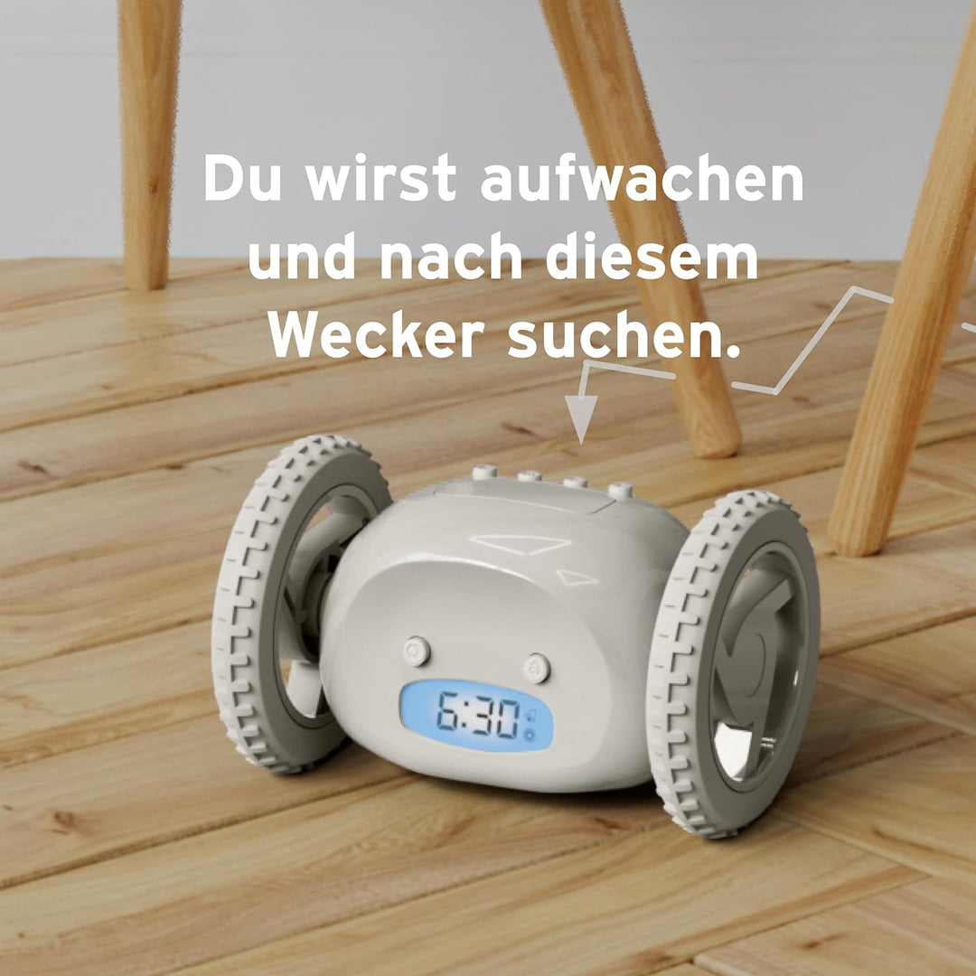 CLOCKY Lauter Wecker Digital Wecker Laut für tiefschläfer Erwachsene Jugendliche Lustig für schwerhö