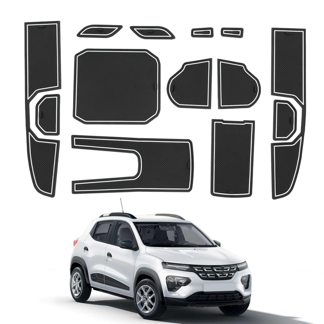 CDEFG Kompatibel mit Dacia Spring Electric EV 2025 Facelift Gummimatten Mittelkonsole Antirutschmatt