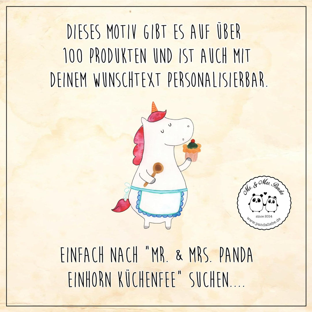 Mr. & Mrs. Panda Motiv WC Sitz Einhorn Küchenfee - Geschenk, backen, Träumer, Einhorn Deko, Klobrill