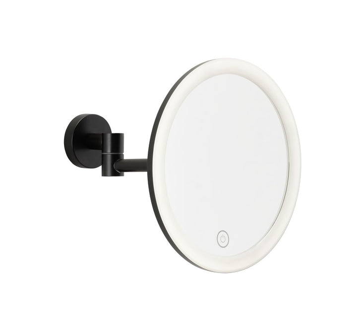 tesa VISIOON LED-Kosmetikspiegel - kabelloser Schminkspiegel mit dimmbarer Beleuchtung - Touch Contr
