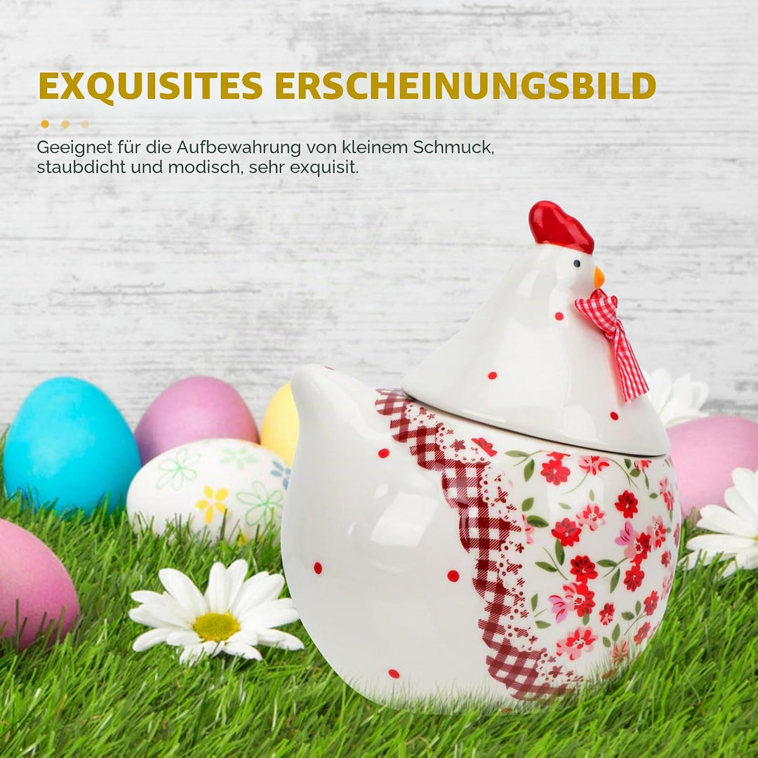 Behälter Haushaltskühlschrank Lagertank Eier Ostern Keksdose Tier Henne Süssigkeitenbehälter Geschen