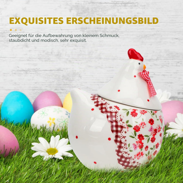 Behälter Haushaltskühlschrank Lagertank Eier Ostern Keksdose Tier Henne Süssigkeitenbehälter Geschen