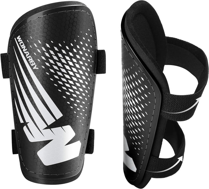 Schienbeinschoner Kinder Fussball Shin Pads - Fussball Ausstattung Mit Verstellbarem Klettverschluss