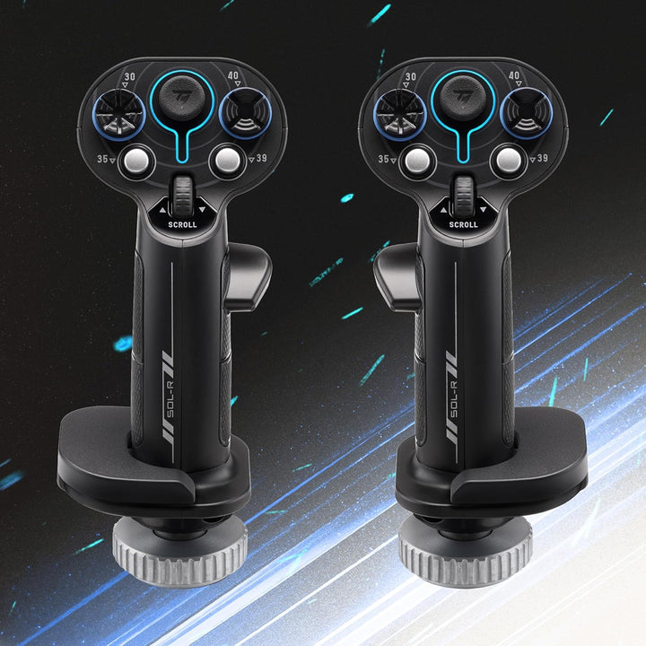 Thrustmaster Sol-R 3 AVA Add-On Grip – Der PC-Joystick für Dominanz und Erkundung im Weltraum.