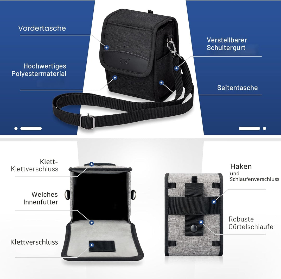 JJC Kompaktkameratasche für Fujifilm X100VI X100V X100T für Sony a6700 a6600 a6400 a6100 w 16-50 mm