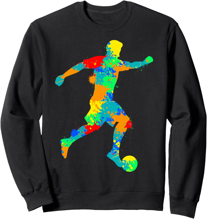 Fussballer Fussball Jungen Kinder Sweatshirt