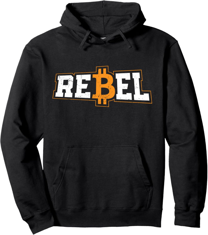 Bitcoin Crypto Rebel Pullover Hoodie