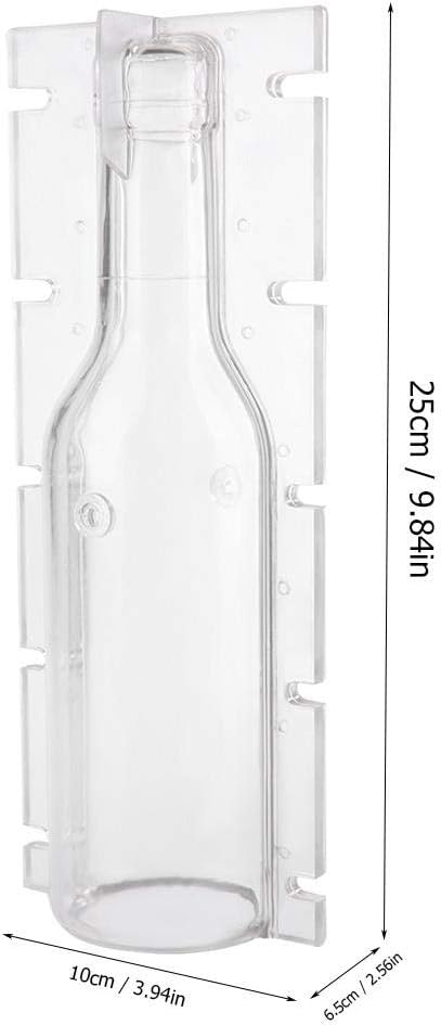 Jeffergrill Kerzenform Zum Giessen Flasche Kerzenschimmel Formzucker Silikonhalter Klare Kunststoff