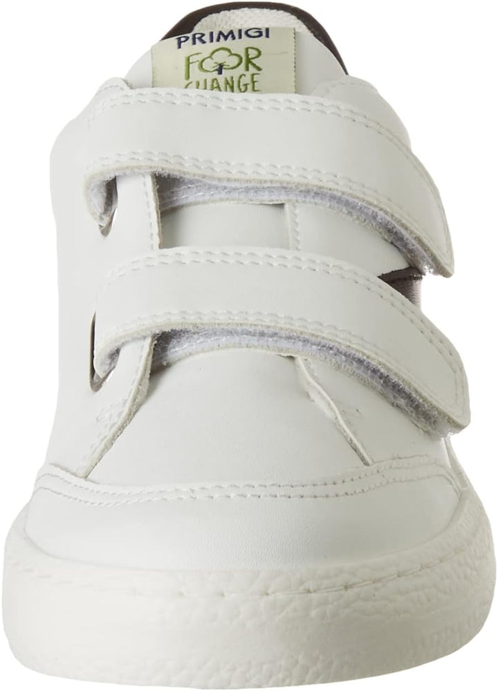 PRIMIGI Unisex Kinder Pun 19200 Sneaker 28 EU Bianco Nero, 28 EU Bianco Nero