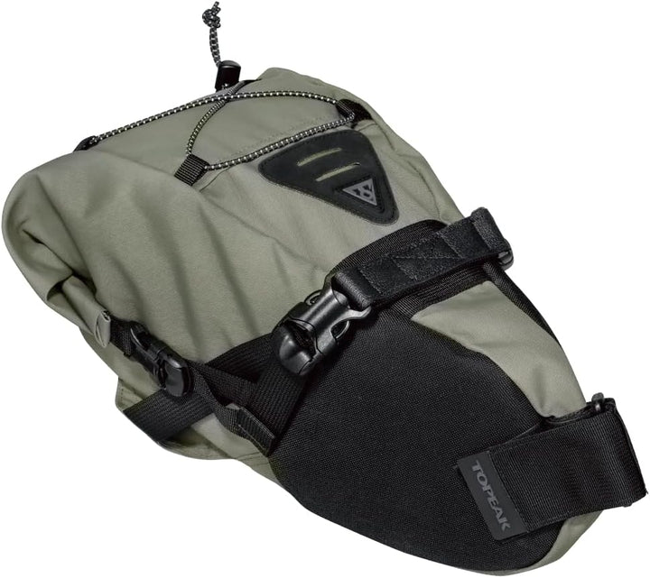 TOPEAK Sattelstütze Fahrradtasche Backloader 10L 6 Liter Grün, 6 Liter Grün