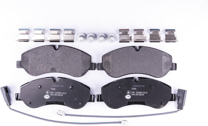 HELLA PAGID 8DB 355 020-691 Bremsbelagsatz - T2269 - Dicke/Stärke: 17mm - Bremssystem: TRW - inkl. V