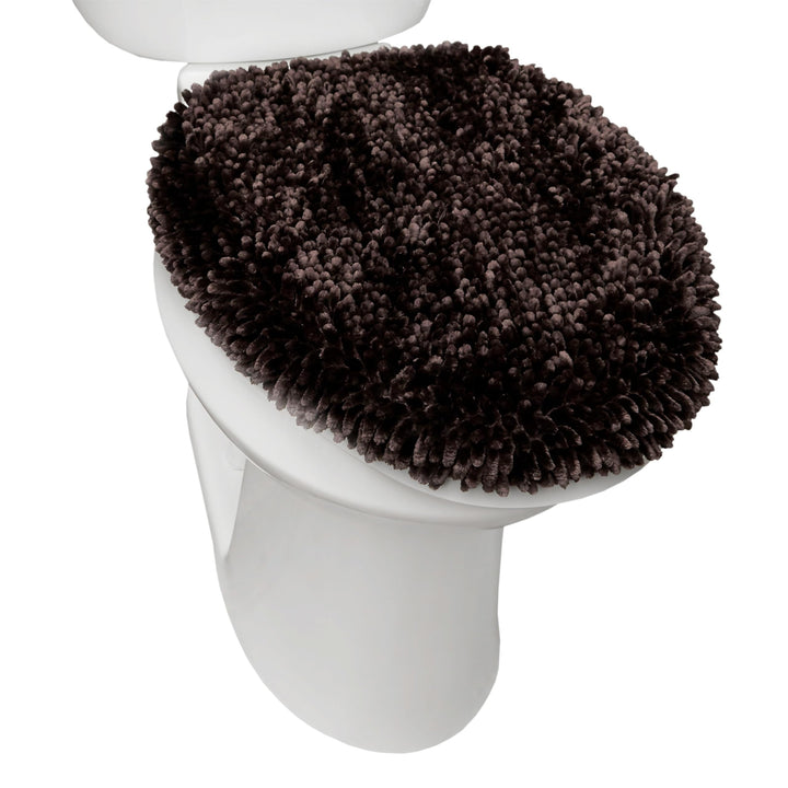 SoHome Spa Step Luxus Plüsch Chenille Shag Maschinenwaschbar Ultra Soft Standard Toilettendeckel Bez