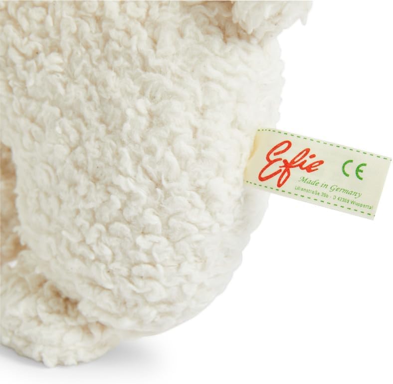 Efie Spieluhr Elefant aus Bio-Baumwolle (kbA), GOTS-zertifiziert, waschbar, handgefertigt, Made in G