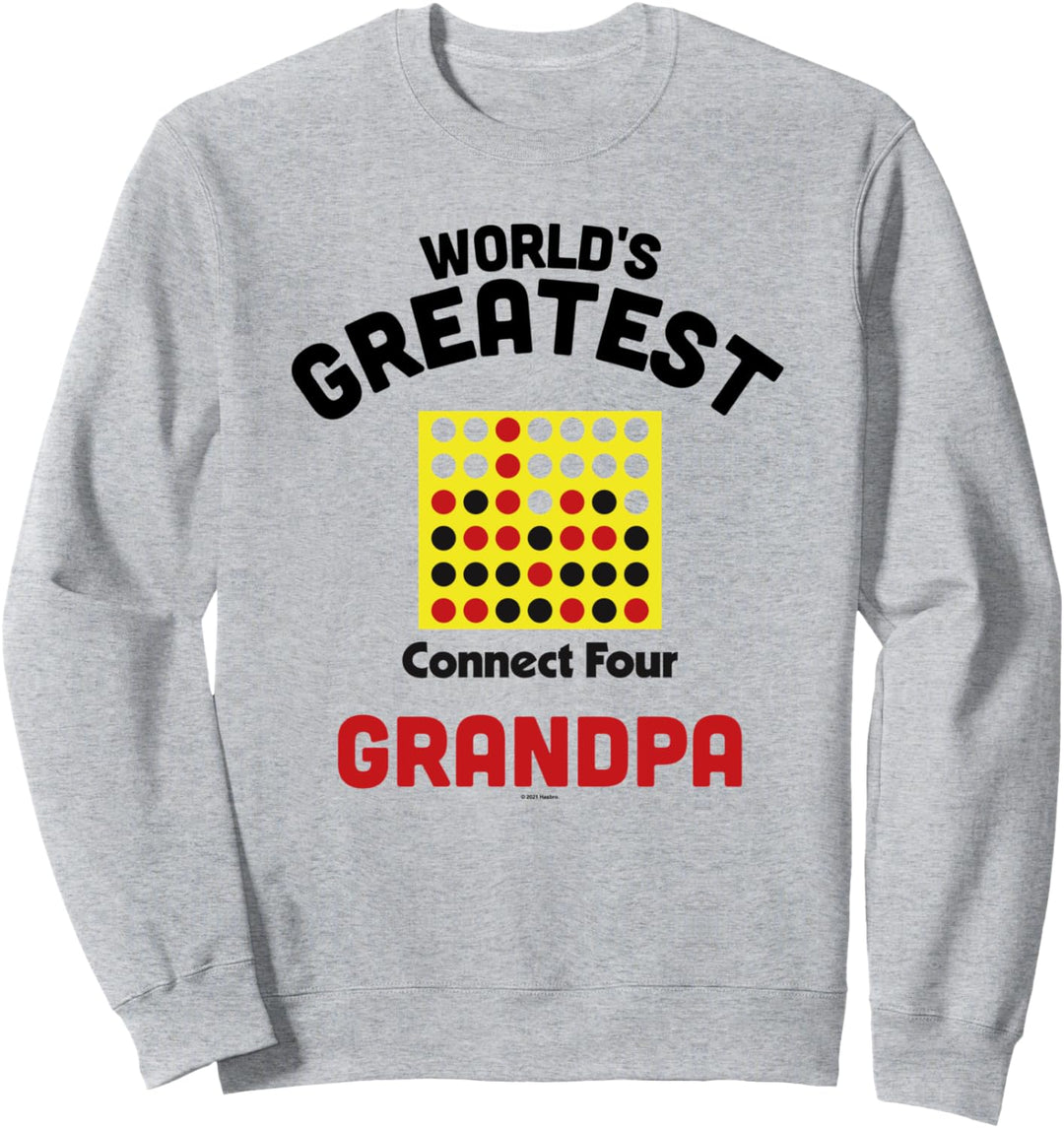 Connect Four Grandparents Day World's Greatest Grandpa Sweatshirt