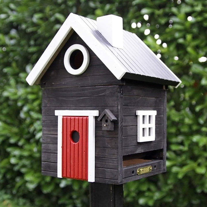 Wildlife Garden Multiholk Nistkasten Vogelhaus DARK VILLA Holz