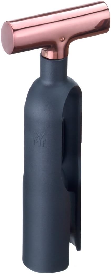 WMF Baric Sommelier Weinset 3-teilig, Korkenzieher, Folienschneider, Flaschenverschluss, in Walnussh