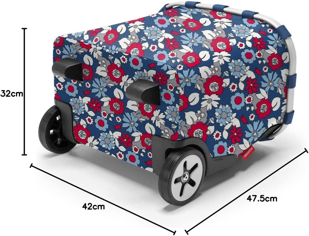 reisenthel carrycruiser – Tragbarer Einkaufstrolley mit stabilem Aluminiumrahmen, Schultergurt und h