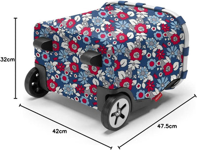 reisenthel carrycruiser – Tragbarer Einkaufstrolley mit stabilem Aluminiumrahmen, Schultergurt und h