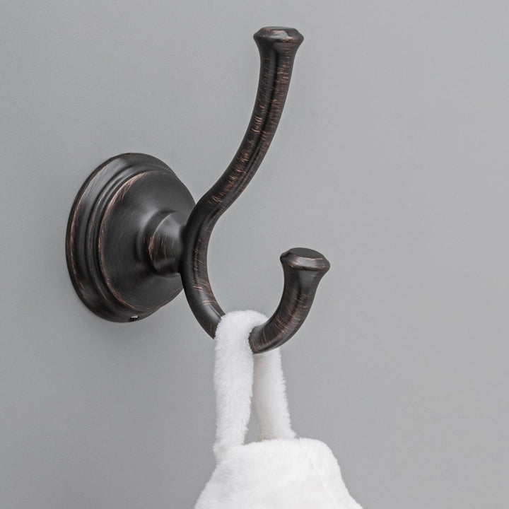 Delta Wasserhahn Cassidy Double Bademantel Haken Venetian Bronze, Venetian Bronze