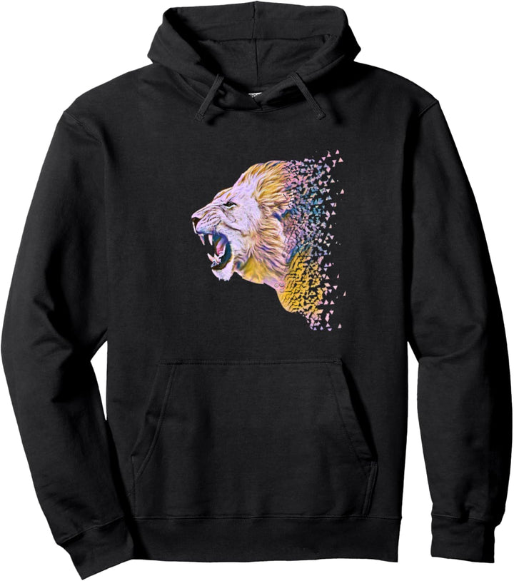 Löwen Motiv Löwe Pullover Hoodie