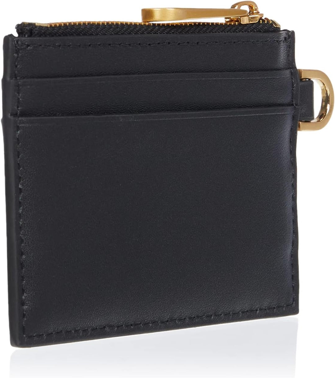 Calvin Klein Herren Icon 4 Fächer Kartenhalter mit Reissverschluss, Schwarz, Einheitsgrösse, schwarz