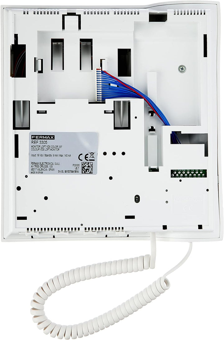 Fermax Haustelefon Monitor Verdrahtungsart VDs, Bauweise Aufputz,