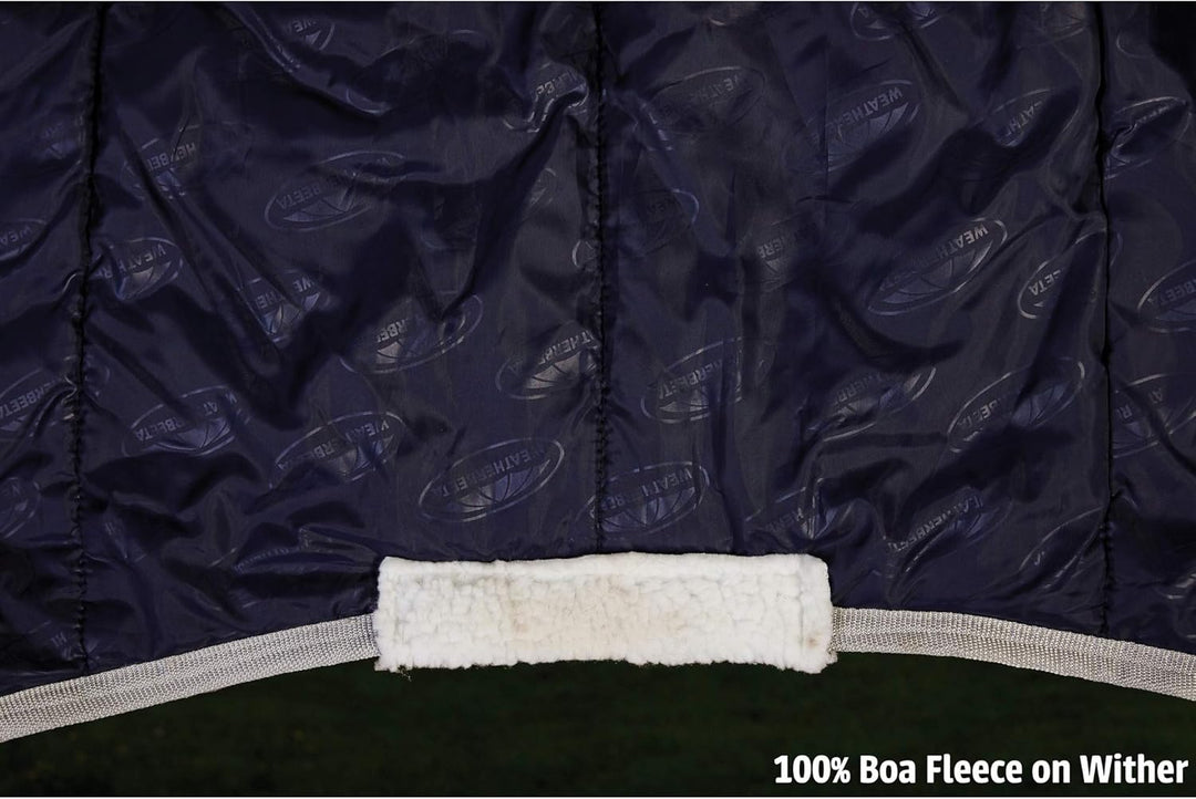 Weatherbeeta Comfitec Essential Combo Hals Lite Navy/Silber/Rot Schwarz 4ft 6, Schwarz 4ft 6