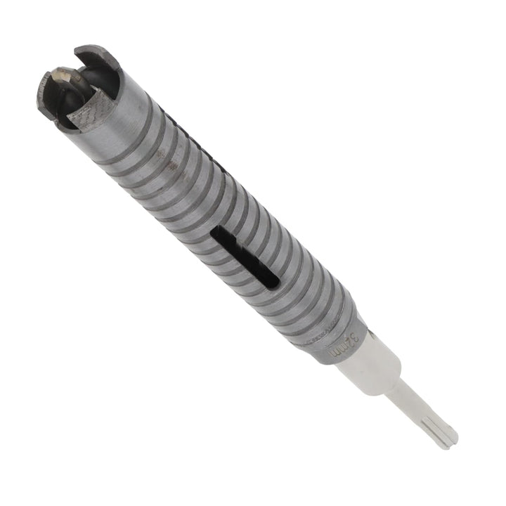 PRODIAMANT Diamant Bohrkrone ø 32mm Nutzlänge 150mm mit SDS Adapter lasergeschweisst für trocken Boh