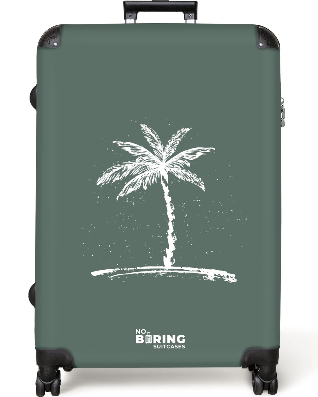 NoBoringSuitcases.com® Koffer XL Gross 77x51.5x28 cm Hartschale Reisekoffer 4 Rollen Leicht Koffer T