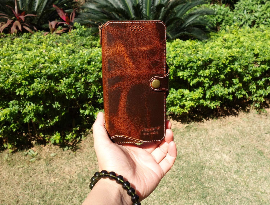 Yogurt Handyhülle für Samsung S21 5G, Hülle Echtleder Case Ledertasche Lederhülle für Samsung Galaxy