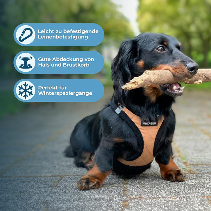 Voyager Step-In Plüsch Hundegeschirr, weicher Plüsch, Step In Vest Geschirr für kleine und mittelgro