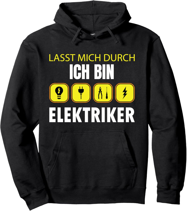 Elektriker Elektrotechnik Elektroniker Elektrotechniker Pullover Hoodie