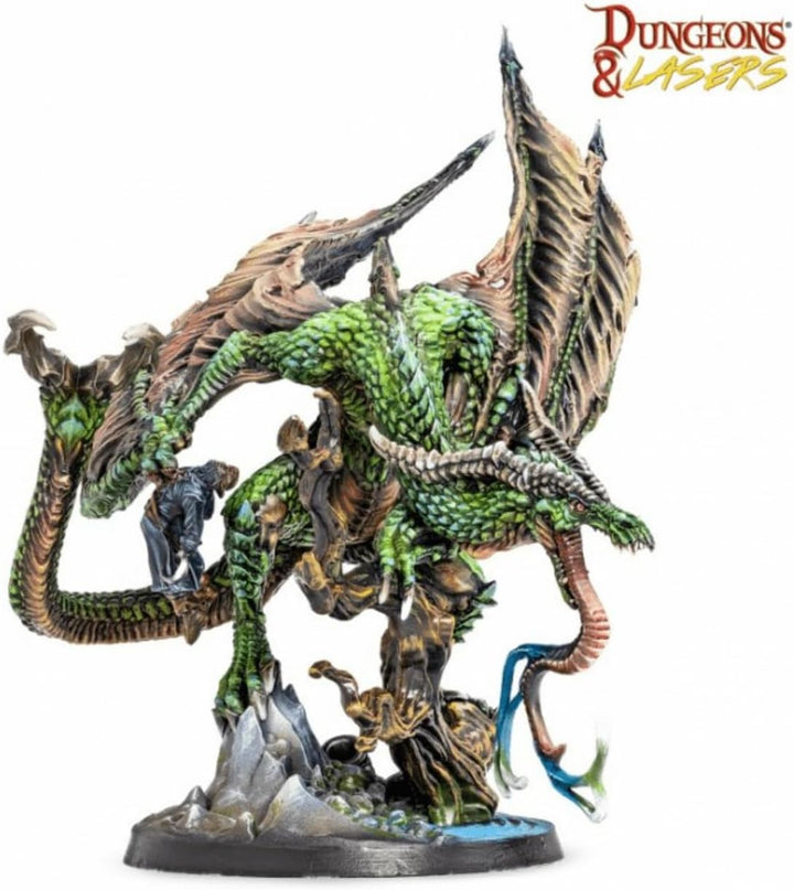 Dungeons &amp; Lasers: Wyvern – 1 Miniatur mit malerischer Basis – DND-Figur für Tisch-RPG-Spiele 5E kom