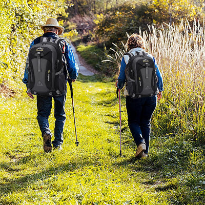 Wanderrucksack 40L Herren Damen Trekkingrucksack Wasserdichter Rucksack Leicht Gross Reiserucksack,