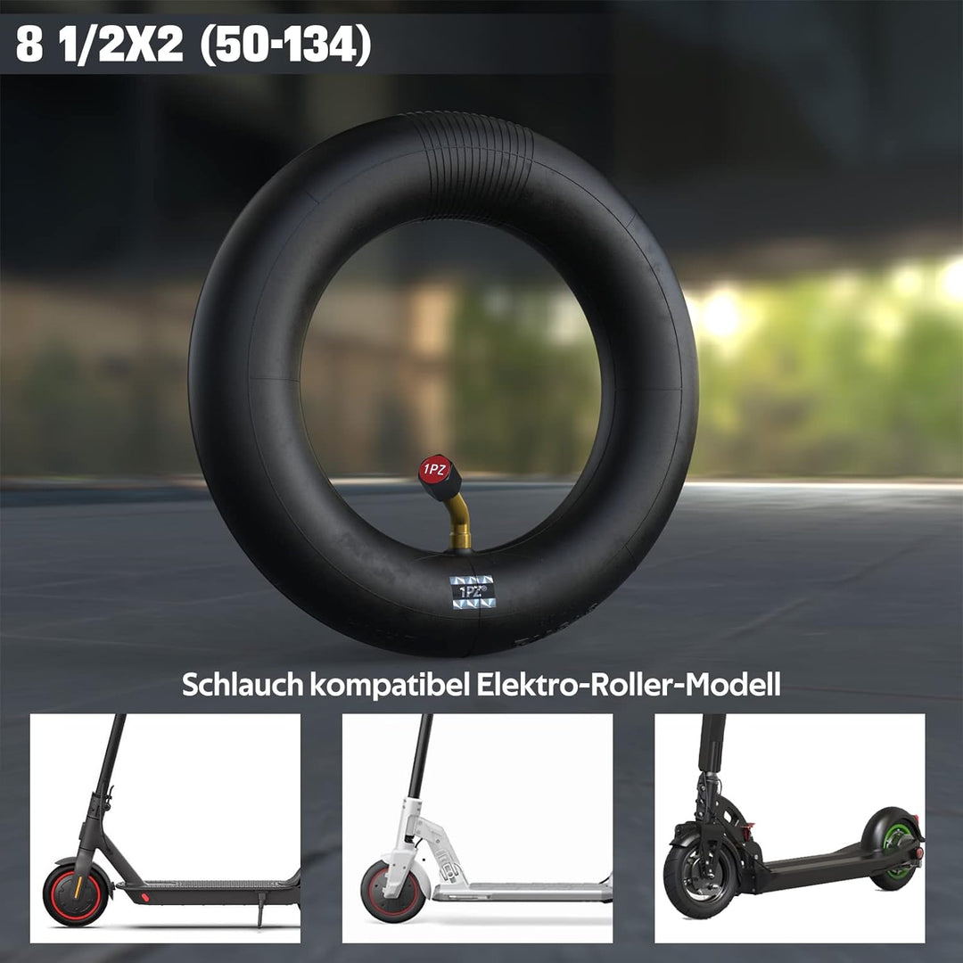 1PZ 6RX-7UY 8 1/2 x 2 (50-134) Schlauch 8.5 Zoll Innenrohr mit Winkelventil 45° Ersatz für Inokims L
