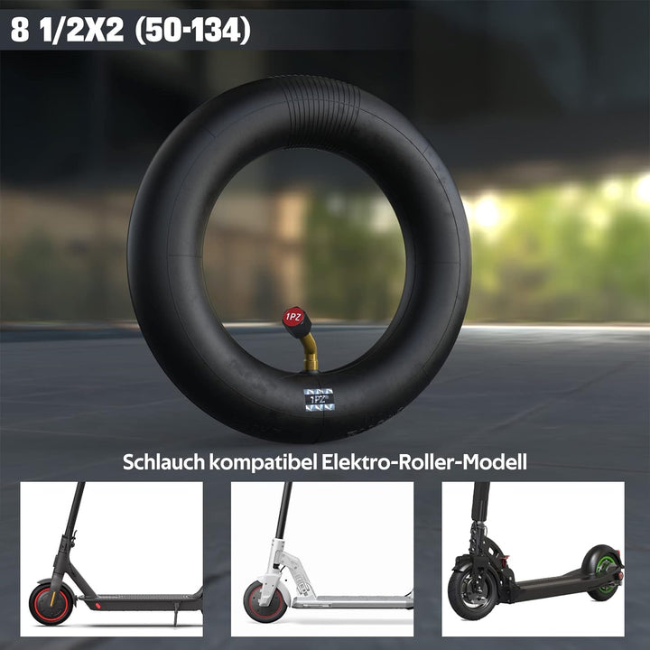 1PZ 6RX-7UY 8 1/2 x 2 (50-134) Schlauch 8.5 Zoll Innenrohr mit Winkelventil 45° Ersatz für Inokims L