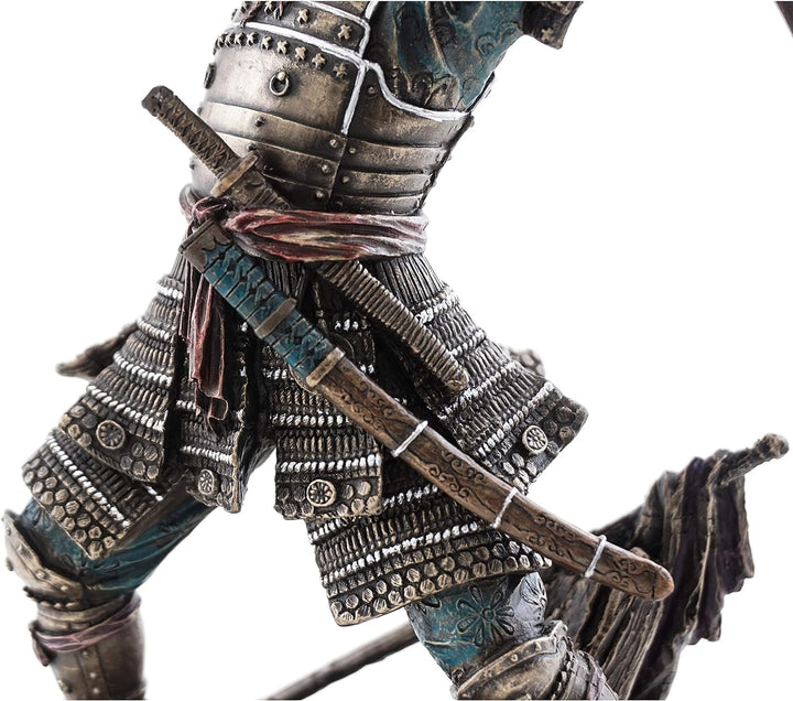Veronese Samurai-Krieger in der Schlacht, japanische Statue, Figur