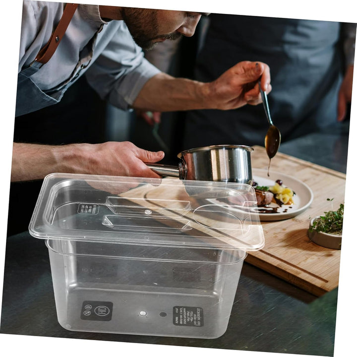 Sous Vide Behälter Mit Deckel, 11L zusammenklappbarer Sous Vide Behälter mit Deckel für Sous Vide Zi