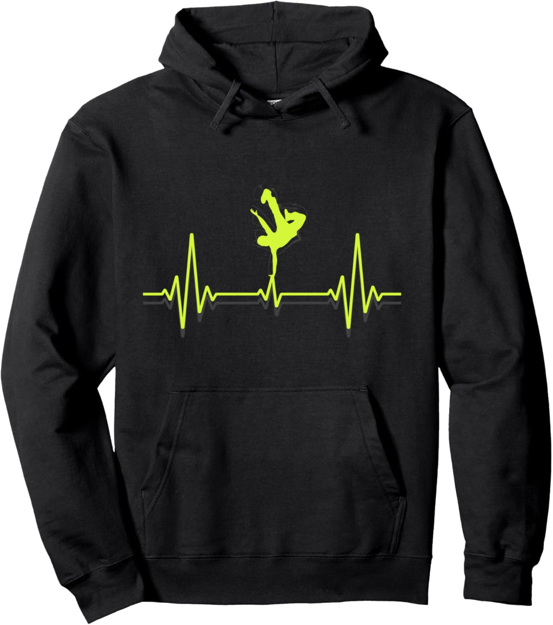Breakdance Herzschlag Pullover Hoodie