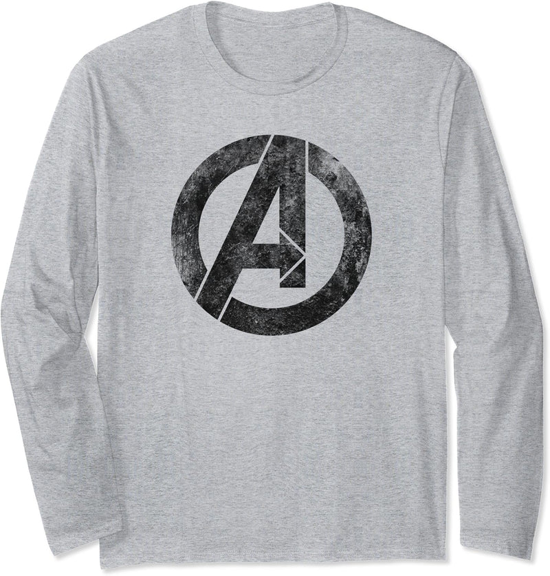 Marvel Avengers Distressed Logo Langarmshirt