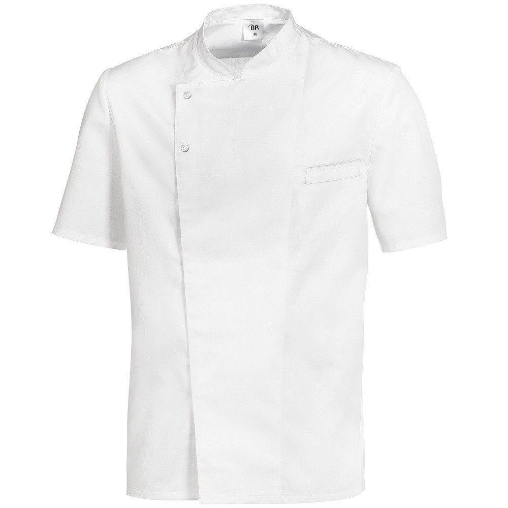 BP Gourmet 1548-400-21 Kochjacke 1/2 Arm - 1/2 Ärmel - 65% Polyester, 35% Baumwolle - Druckknöpfe au