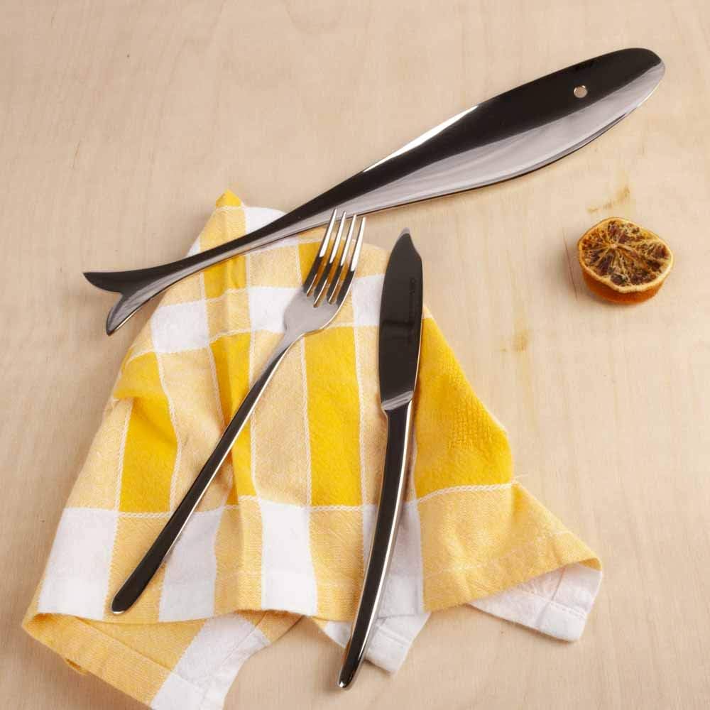 Franquihogar Trento 14-teilig Fischbesteckset aus Edelstahl. Geschenkverpackung