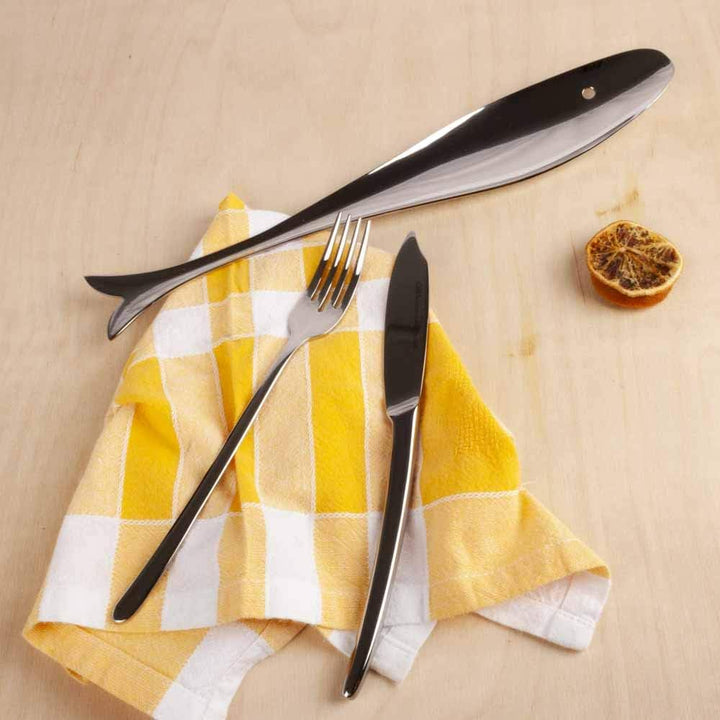 Franquihogar Trento 14-teilig Fischbesteckset aus Edelstahl. Geschenkverpackung