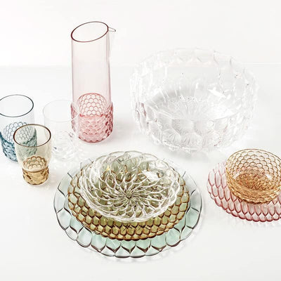 Kartell 1490E9 Jellies Family Karaffe, rosa transparent Karaffe Rosa, Karaffe Rosa
